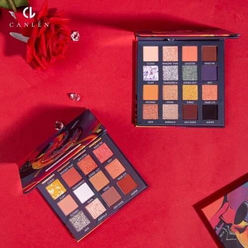 IMAGIC 30 Colors Eye Shadow Pearlescent Makeup Glitter Pigment Smoky Eye Shadow Palette Waterproof Summer swimming Cosmetic Eye