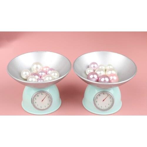 1PCS Dollhouse Weighing Meter 1:12 Scale Weigh Scale Dolls House Accessories Miniature Gifts Doll House Decor Toy