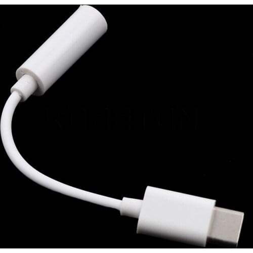 1pcs USB 3.1 Type C Adapter to 3.5mm Earphone Headset Speaker Cable Audio Adapter Converter Cable For LeEco Le2 pro Max2 LeTV