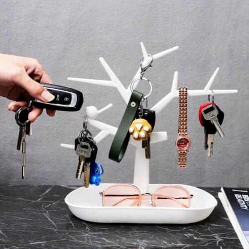 Creative Earrings Necklace Ring Pendant Bracelet Jewelry Display Stand Tray Tree Storage Racks Organizer Holder Shelf