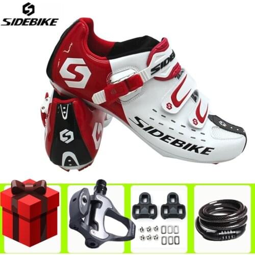 Sidebike Road Cycling Shoes add pedal set lock sapatilha ciclismo Self-Locking Bike Bicycle Ultralight Athletic Racing Sneakers
