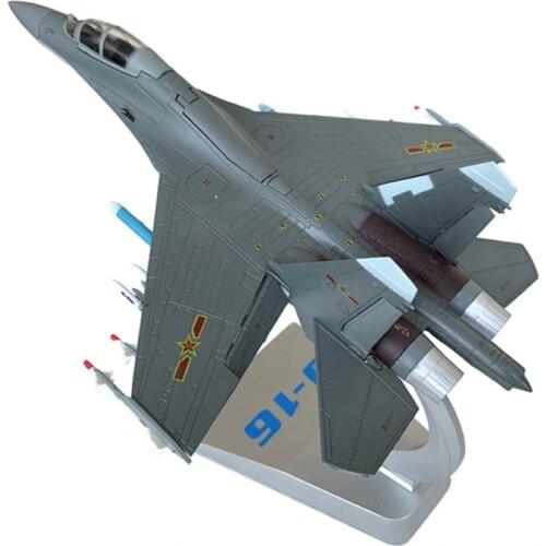 1/72 Scale Alloy Aircraft Chinese Air Force J-16 multirole Fighter J16 Model Toys Children Kids Gift for Collection Decoration
