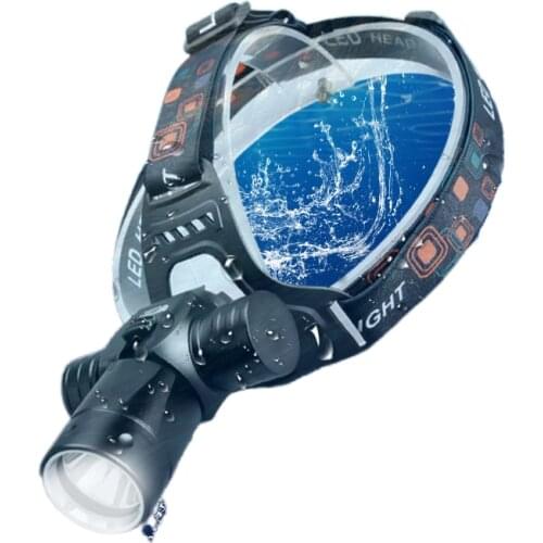 Sea water MagSwitch L2 headlight long life underwater diving catch fish special charging head mount