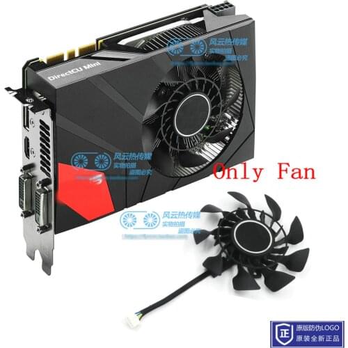 New Original for ASUS GTX970 GTX960 GTX950 GTX760 GTX670 MINI Video Graphics card cooling fan FD9015U12S