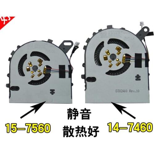 15-7560 7000 14-7460 5468 5568 FN0570-A1084P1EL 0W0J85 DC28000ICR0 Laptop Cooling Fan
