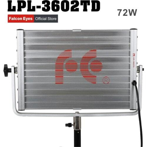 FalconEyes Diving Video Panel Light 72W Soft Daylight Photography Equipment LED Studio Photo Interview Lighting LPL-3602TD