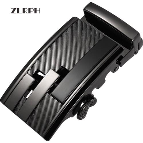 ZLRPH Men Belts Fashion Mens Genuine Leather Belt Strap Designer Automatic Personality Belts Buckle Suit Trousers Belt