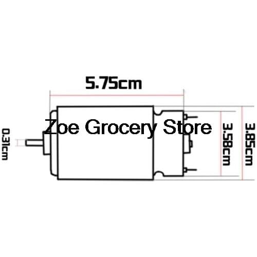 RS550 18V Motor For Cordless Charge Drill Screwdriver 5.5A 60W 26000rPM