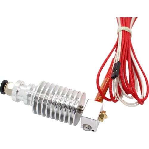 V5 J-head Extruder Hotend For 1.75mm 3.0mm Filament 3D Printers Parts Remote Direct Short Hot End 0.4mm 12V40W Aluminum Kit Part