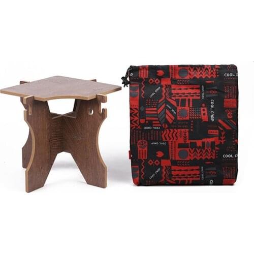 1 pc Outdoor MDF small stool Portable multifunctional removable and easy to install moisture-proof rack Outdoor accessories