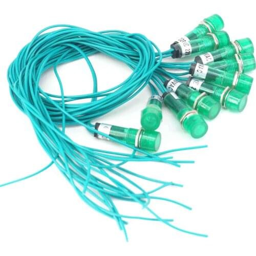 220V Green Indicator Lamp Signal Switch Light Special M10 For Water Heater Food Grade