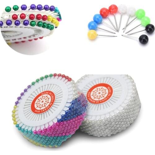 50/100/480pcs Pearl Head Pin Wedding Craft Dressmaking Patchwork Straight Sewing Needle Pins For Sewing Decoration Embroidery