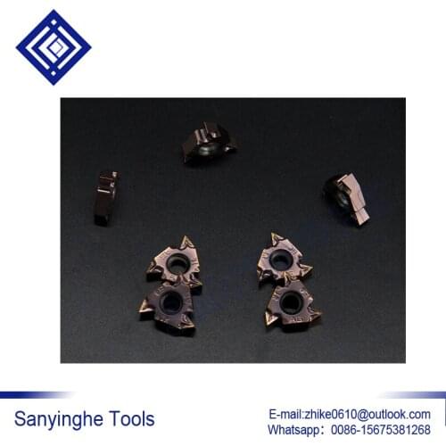 Free shipping high quality sanyinghe 50pcs/lots MMT16ERAG55 VP15TF cnc carbide turning inserts threading inserts