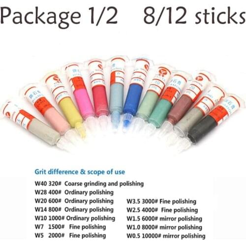 1 piece of W0.5-W10 diamond grinding paste needle tube grinding and polishing lapping composite glass metal tool micron tool