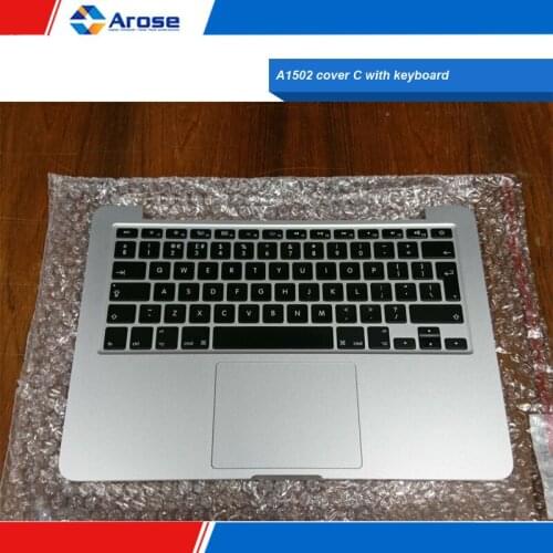 A1502 top case assembly A1502 keyboard palmrest A1502 cover C with UK keyboard 613-00564 661-02361 661-8154 A1502 top case