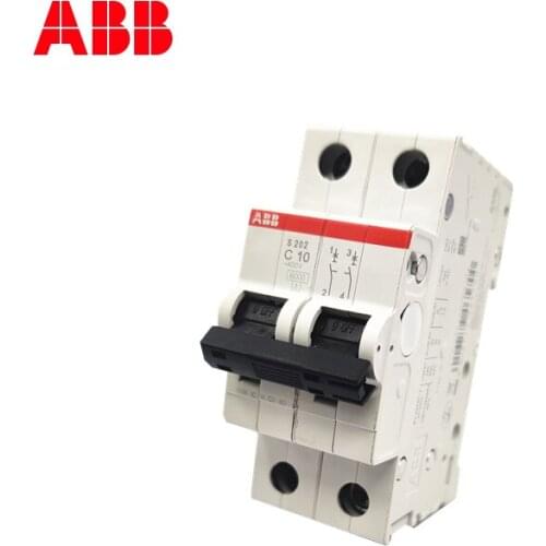 ABB Miniature Circuit Breaker S201NA S202 1P+N 2P TYPE C 1A 2A 3A 4A 6A 10A 16A 20A 25A 32A 40A 50A 63A