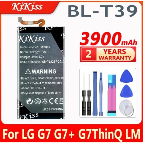 3900mAh BL-T39 Battery For LG G7 G7+ G7ThinQ LM G710 ThinQ G710 Q7+ LMQ610 BL T39 BLT39 Mobile Phone Bateria + Free tool