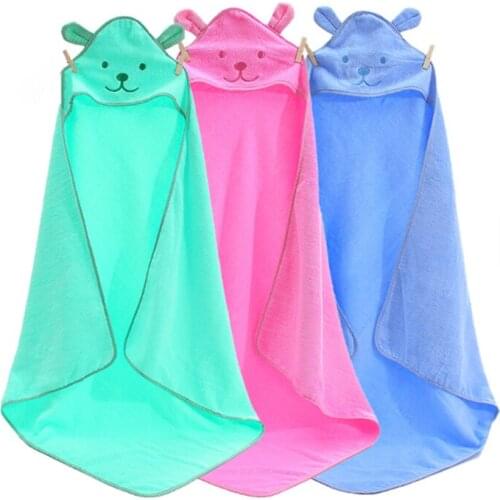 Baby Bathrobe Towel Cute Animal Cartoon Baby Blanket Kids Hooded Bathrobe Toddler Kids Bath Towels Newborn Baby Children Towel