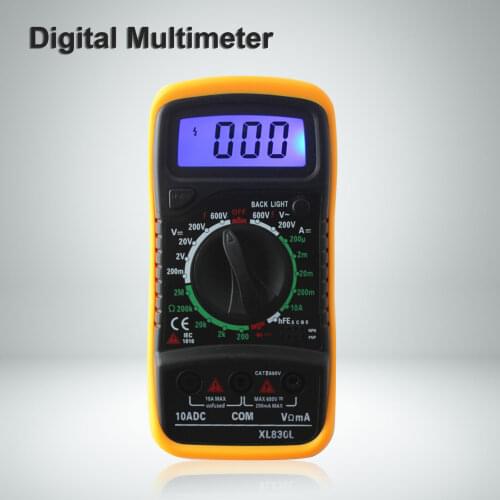 XL830L Digital Multimeter Esr Meter Handheld LCD Capacitance Tester Automotive Electrical HFE Transistor Meter Tool