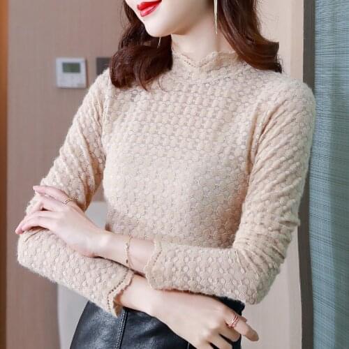 COTTELLI Stand-up Collar Blouses