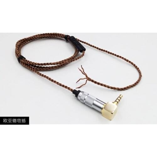 Diy earphone wire with mic 5n single crystal copper wire 4 share