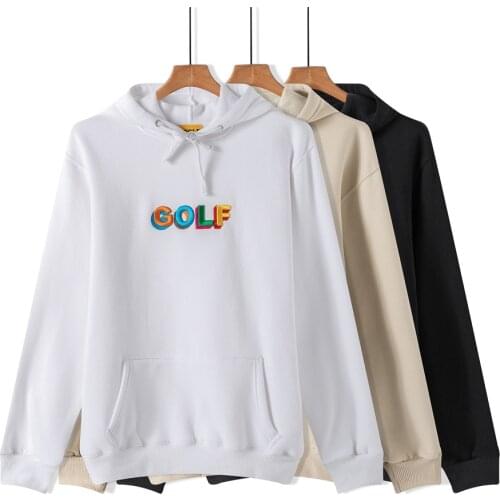 Embroidery Golf Wang Tyler The Creator Hoodies Sweatshirts Harajuku Men Women Hip Hop Streetwear Japanese Hoodies Fashion Brand