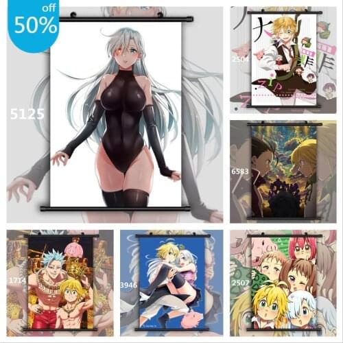 The Seven Deadly Sins Nanatsu No Taizai Meliodas X Elizabeth Anime Posters Canvas Painting Wall Decor Wall Art Picture Home Deco
