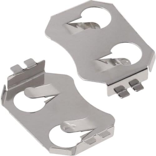 SMT SMD Button Coin Cell CR2032 Battery Holder, CR2032 Batter 10pcs 77HA