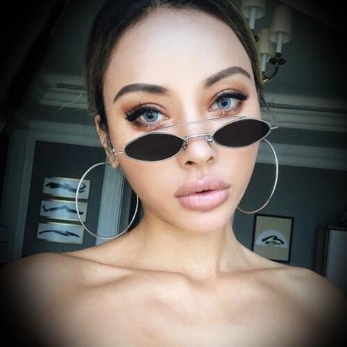 Cute Sexy Ladies Cat Eye Sunglasses Women Metal Frame 2019 Fashion Vintage Gradient Sun Glasses For Female UV400 Shades