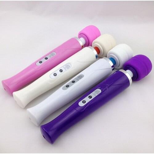 USB Rechargeable 10 Speed Magic Wand Massager Stick AV Vibrator,Sexy Clit Vibrator Sex Toys for Women HandHeld Full Body Massage