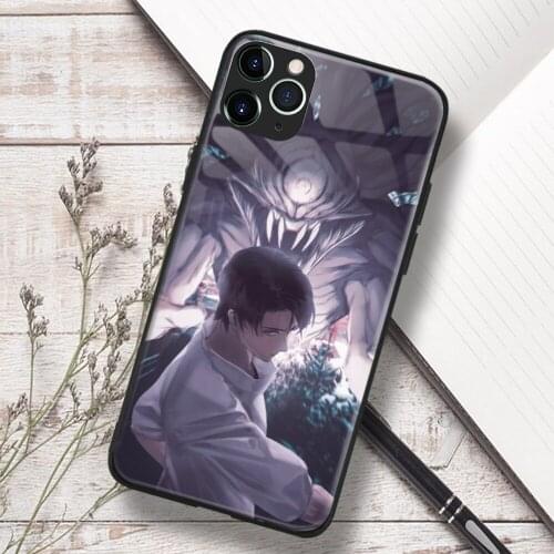 Yuta Okkotsu Jujutsu Kaisen Anime Soft TPU Glass Phone Case for IPhone SE 6s 7 8 Plus X Xr Xs 11 12 Mini Pro Max Samsung