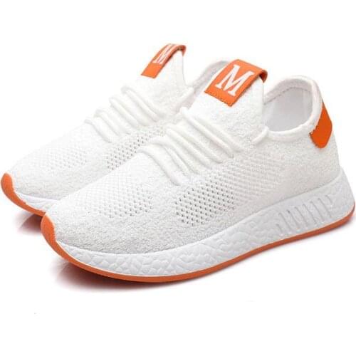 Spring and Summer New Shoes Schoolgirl Casual Shoes Sports Shoes Women Running Shoes Mesh Cloth Womens Shoes Flat Shoes