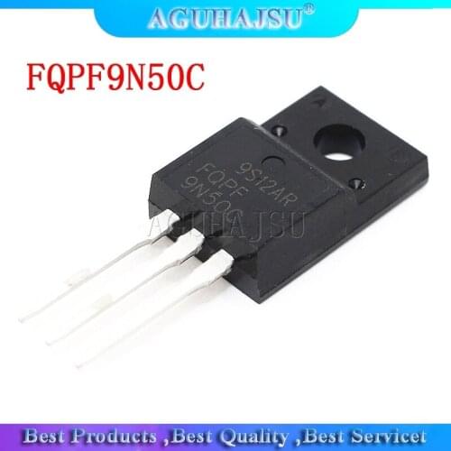 10PCS FQPF9N50C 9N50C TO-220F 9N50 TO220 MOS FET transistor new original