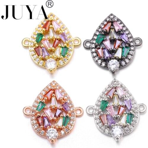 2019 new jewelry findings Luxury AAA Zircon Rhinestone Eye shaped connector charms pendant for DIY bracelet necklace accessorie