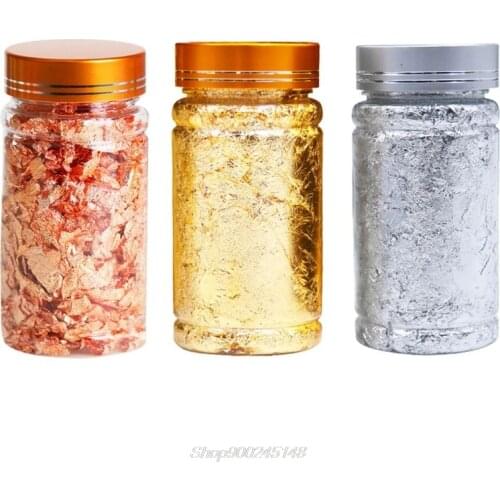 3g Gold Silver Foil Decorative Paper Resin Mold Fillings Shiny Sequins Glitters Filling Materials Resin Making Au11 20 Dropship