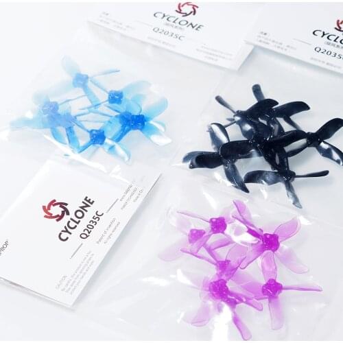 8 Pair DALPROP CYCLONE Q2035C 2035 4 blade Propeller for RC FPV mini FPV Racing Quadcopter Accessories
