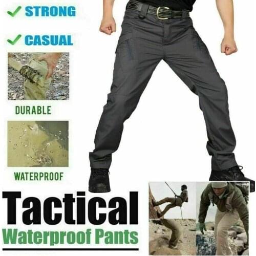 IX9 City Military Tactical Cargo Pants Men SWAT Combat Army Trousers Male Casual Many Pockets Stretch Cotton Pants Dropshipping