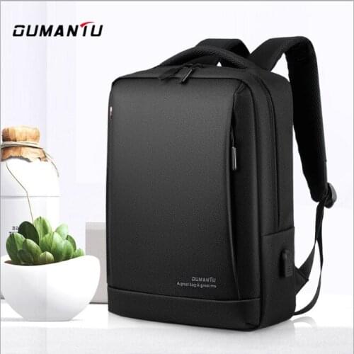 Business Computer Backpack Oxford Cloth Large Capacity Fashion Simple Solid Color Waterproof Fashion Backpack
