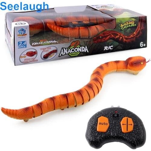 Long Rechargeable Tricky Spoof Reptiles Snake Toy With Interesting Egg Radio Control Realistic Joke Scary Trick Toys for Kids Pl