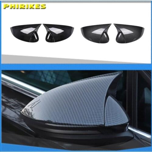 For Volkswagen VW Golf 8 MK8 PRO 2021 2022 Carbon Fiber Accessories Car Side Door Rearview Turning Mirror Styling Cover Trim