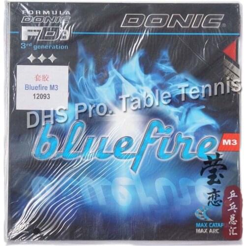 Donic Original Blue fire M3 Bluefire Pips-in BLUE SPONGE Table Tennis Rubber Strong Spin Pimples In Ping Pong Rubber