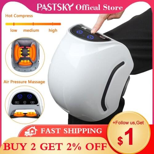 Electric Knee Massager for Arthritis Infrared Heating Air Pressure Joint Physiotherapy Hot Compress Vibration Airbag Pain Relief