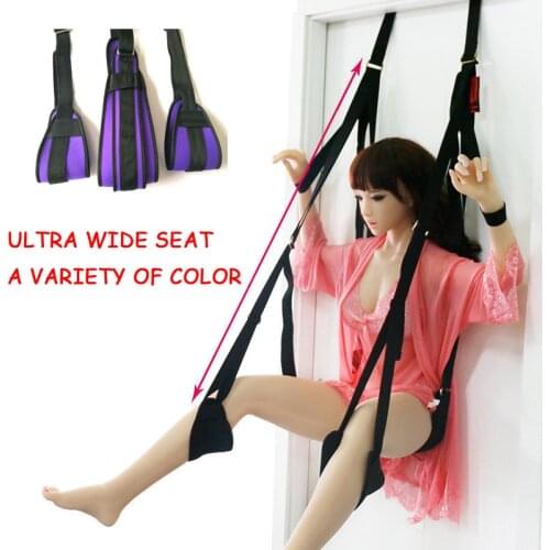 Sex Erotic Toys shop tool for Couples Sex Swing Soft Sex Furniture Fetish Bandage Love Adult game Chairs Hanging Door Swing