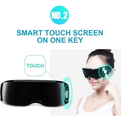 Eye Massager Smart Multifrequency Vibration Kneading Relieve Fatigue Dark Circles Eye Protection Relax Massage Instruction