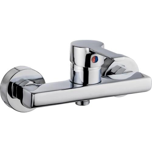 Wall Mounted Bathroom Shower Faucet Mixing Tap Bathtub Valve Shower Faucet Single Handle Cold And Hot Water Mixer Bathtub Faucet