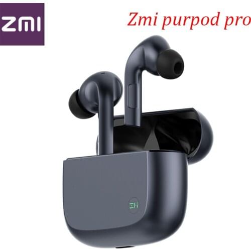 New ZMI PurPods Pro Black Worlds 1st Bluetooth 5.2 True Wireless Earphones ANC 3Mic Anti Noise Waterproof In Ear Earphones