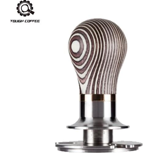 Coffee Accessories Stainless Steel Coffee Tamper 58.5mm Kitchen Press Tool Cloth Powder Leveler Tool Powder Hammer 58.35mm