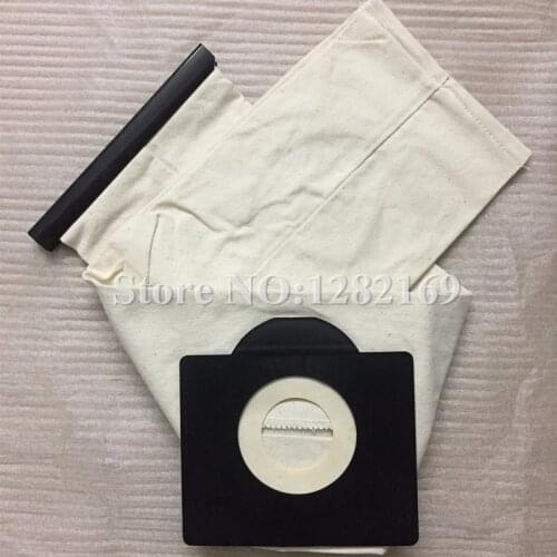 1 piece Dust Bag Reuse Washabe Cloth Bag for karcher WD3 MV3 SE4001 A2299 K 2201 F K 2150 Vacuum Cleaner Parts
