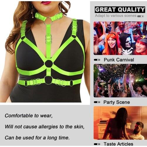 Plump Womens Underwear Gothic Erotic Bandage Body Harness Plus Size Sexy Lingerie Bustier Bra Hollow Strap Suspender Belt