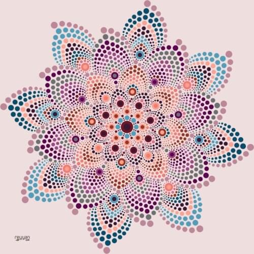 REYYAN SILK TEXTURED OYALIK WRITING-14659-RENK-24